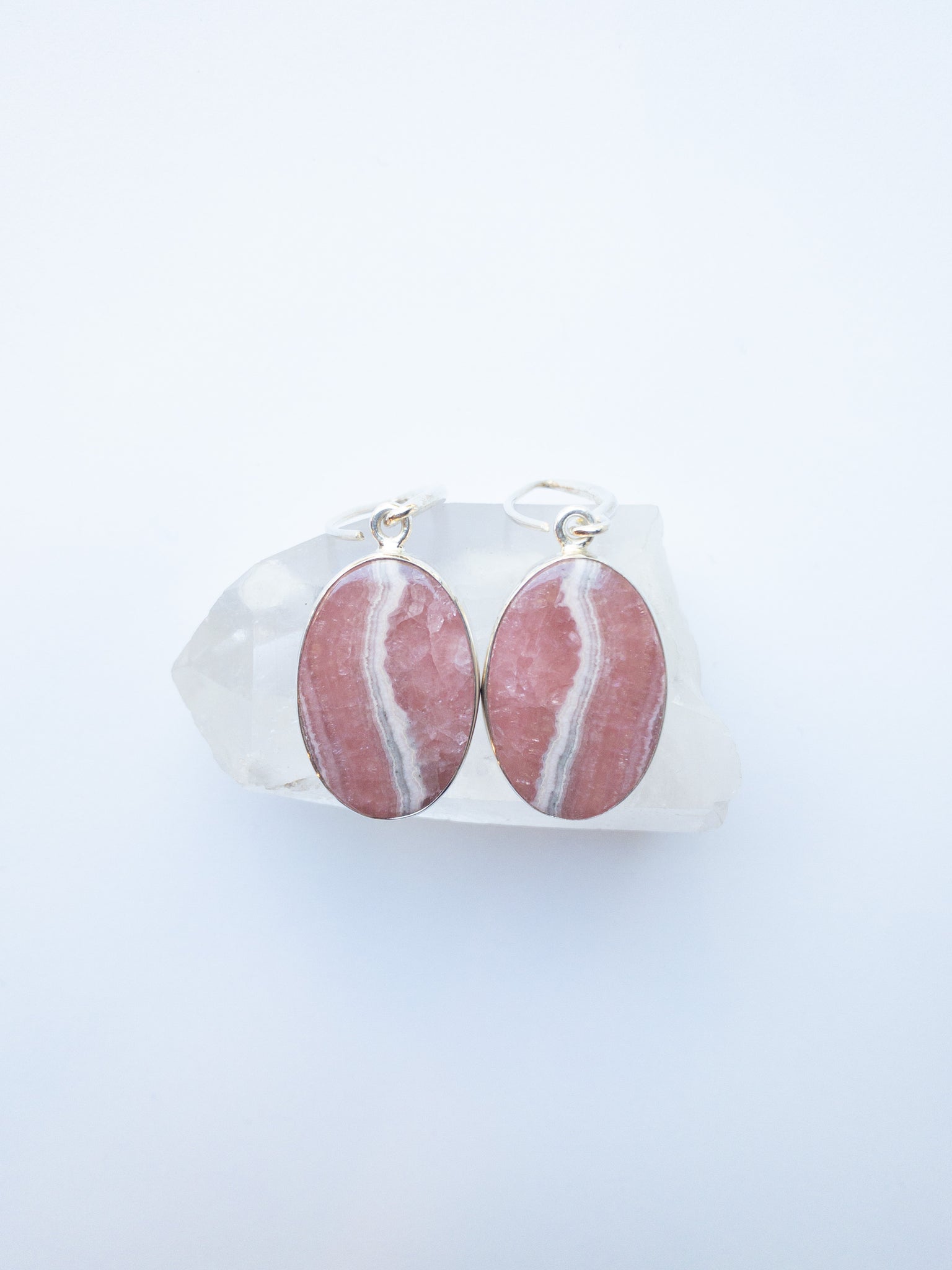 Rhodochrosite Earring