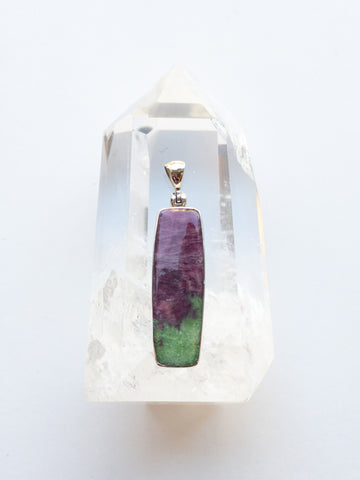 Ruby in Zoisite Pendant